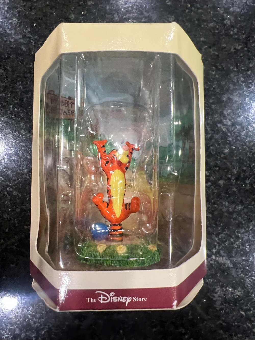 Vintage Disney Store Tiny Kingdom Tigger Mniature figurine.